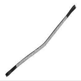 Jumpers horseline curved diamante browband cob black
