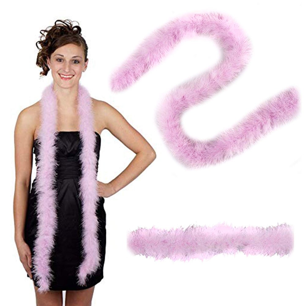 Zucker Marabou Boa Medium Weight Solid Color - Orchid