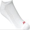 A4 S8001 Performance No Show Socks, White, Large view 1