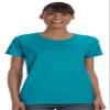 Missy Fit Heavy Cotton Tee (Tropical Blue) (2X-Large) view 1