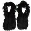 Forum Novelties Men's Hairy Monster Costume Spats, Black, One Size view 1