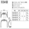 Nitto B123AA SSB B123AA-SSB Drop Handle, 15.4 inches (390 mm), 1.2 inches (31.8 cm), 15.4 inches (390 mm), Silver view 2