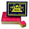 TRIANGLE Pool & Snooker Table Cue Chalk RED 12 Cubes view 1