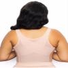 Exquisite Form womens Fully Front Close Longline Lace Posture Bra, Rose Beige, 38D US view 2