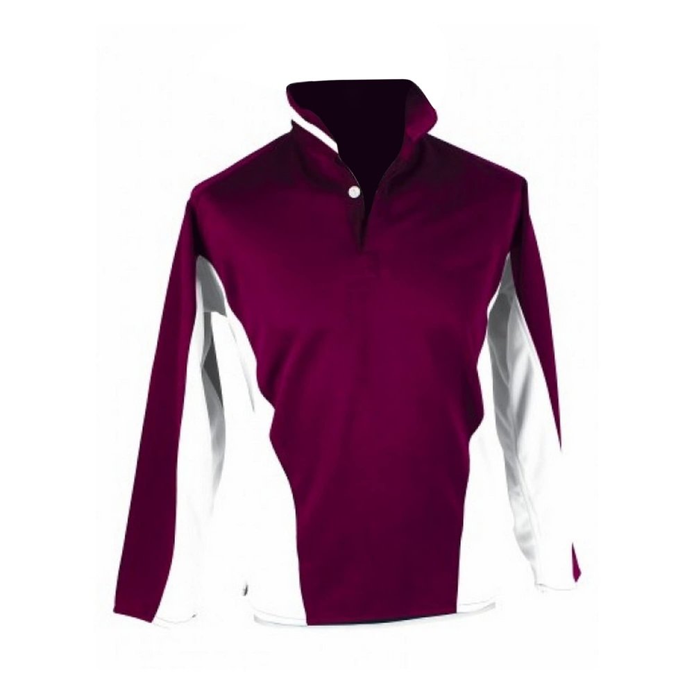 REVERSIBLE RUGBY JERSEY MAROON/WHITE -SIZE 38/40