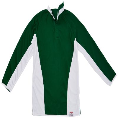 REVERSIBLE RUGBY JERSEY EMERALD/WHITE -SIZE 34/36