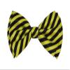 Coool Pre-tied Bowtie - Striped Yellow view 1