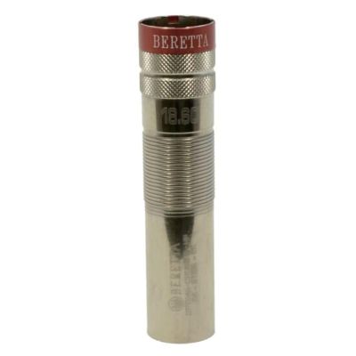 Beretta OptimaChoke High Performance 20mm Extended 12Ga Skeet Choke Tube with Alumimum Band, Silver with Blue Band