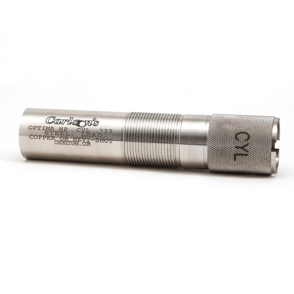 Carlson's Choke Tubes 12 Gauge for Beretta Optima HP [ Cylinder | 0.733 Diameter ] Stainless Steel | Sporting Clays Choke Tube | Made in USA