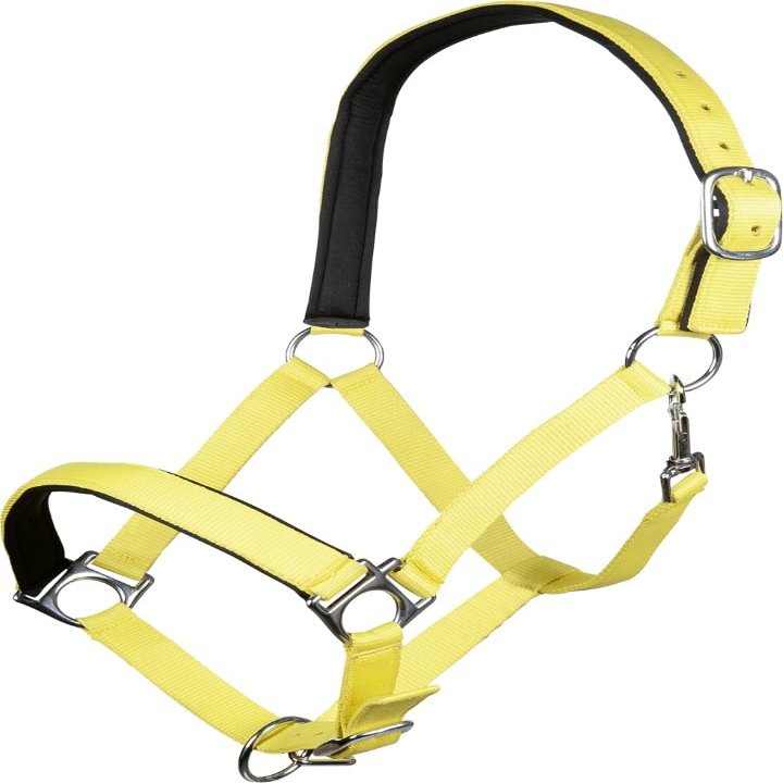 Hkm Sports Equipment Halter - Stars Softie, Soft Lining, Neon Yellow, Thoroughbred