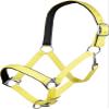 Hkm Sports Equipment Halter - Stars Softie, Soft Lining, Neon Yellow, Thoroughbred view 1