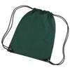 Bagbase Premium Gymsac Water Resistant Bag (11 Liters) (One Size) (Bottle Green) view 1