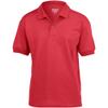 Gildan DryBlend Childrens Unisex Jersey Polo Shirt (S) (Red) view 1