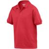 Gildan DryBlend Childrens Unisex Jersey Polo Shirt (S) (Red) view 3