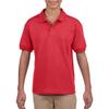 Gildan DryBlend Childrens Unisex Jersey Polo Shirt (S) (Red) view 4