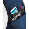 BagBase Teamwear Backpack/Rucksack (21 Liters) (One Size) (Black/Grey/White) view 4