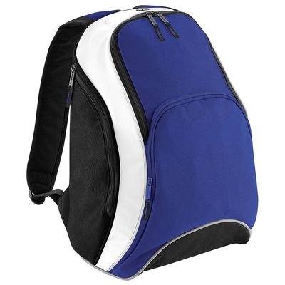 BagBase Teamwear Backpack/Rucksack (21 Liters) (One Size) (Bright Royal/Black/White)