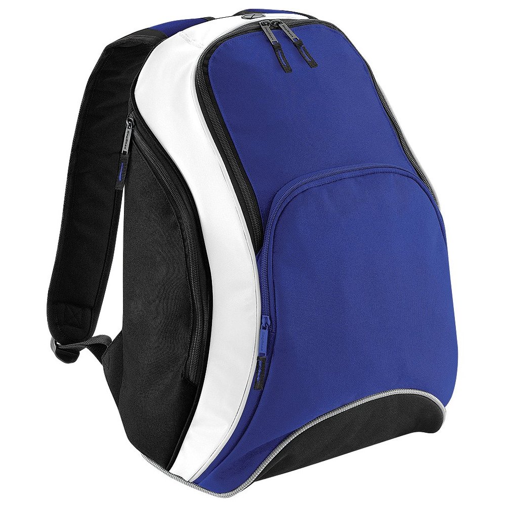 BagBase Teamwear Backpack/Rucksack (21 Liters) (One Size) (Bright Royal/Black/White)