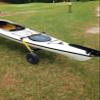 Suspenz Kayak Canoe Transport Cart, Large END Carrier Trolley with Airless Wheels, Yellow (22-8899) view 3