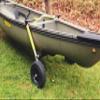 Suspenz Kayak Canoe Transport Cart, Large END Carrier Trolley with Airless Wheels, Yellow (22-8899) view 4