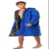 Adoretex Unisex Adults & Youth Faux Fur Lining Swim Parka (PK003) - Royal - Youth - X-Large view 2