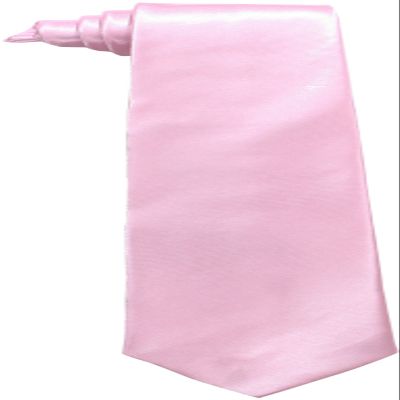 American Exchange Big Boys' Solid Tie, Pink, 50 Inch