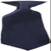 American Exchange Big Boys' Solid Clip Tie, Navy, 12 Inch view 1