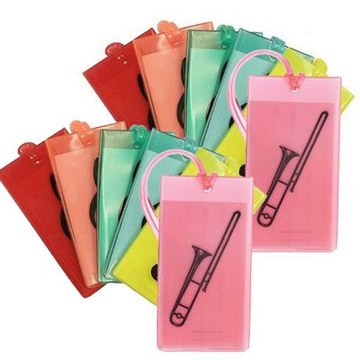 Id & Music Bag Tag - Trombone (Asst. Colors Available)