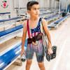 4 Time All American Isaiah 40 Sublimated Wrestling Singlet size 2XL view 3