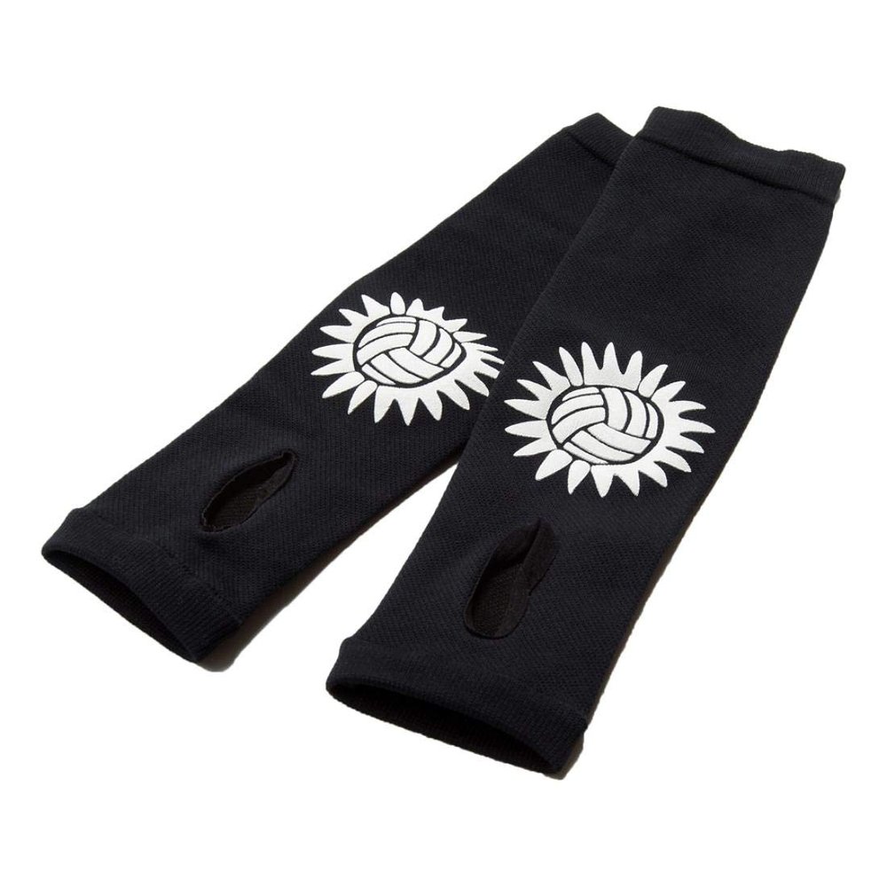Tandem Sport Volleyball Passing Sleeve - Volleyball Training Tool Black, Small/Medium