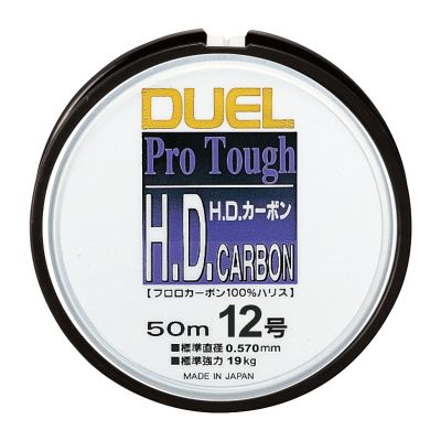 Duel H854 Harris H.D. Fluorocarbon, 164.0 ft (50 m), No. 12, 40, Clear
