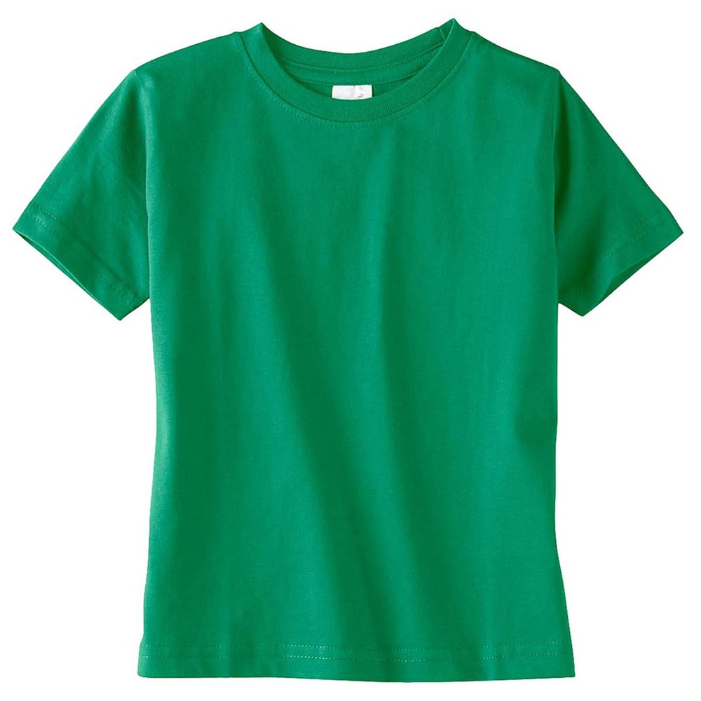 RABBIT SKINS 4.5 oz. Fine Jersey T-Shirt (3321) Kelly, 4T