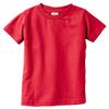 Rabbit Skins Baby Boys Fine Jersey Ribbed Collar T-Shirt,Red,24 Months view 1