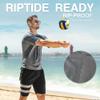 Kanu Surf Mens Swim Shirt with Short Sleeves  UPF 50+ Rash Guard for Men with Quick-Dry Fabric (Medium) view 4