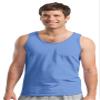 Gildan mens Ultra Cotton 6 oz. Tank(G220)-CAROLINA BLUE-S view 1
