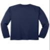 SPORT-TEK Unisex Dry Zone Long Sleeve Raglan T-Shirt | Men's & Women's Gym Top, Workout Clothing for Spring & Summer Fashion True Navy view 2