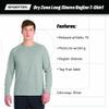 SPORT-TEK Unisex Dry Zone Long Sleeve Raglan T-Shirt | Men's & Women's Gym Top, Workout Clothing for Spring & Summer Fashion True Navy view 4