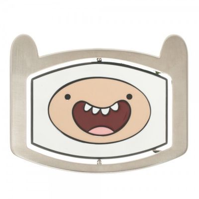 Adventure Time Finn and Jake Reversible Belt Buckle