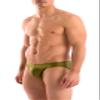 Gary Majdell Sport Mens Solid Olive Contour Pouch Bikini Swimsuit Size Medium view 3