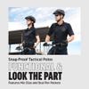 CornerStone Unisex Select Long Sleeve Snag-Proof Tactical Polo | Tough & Reliable Collared Work Shirt for Men & Women Black view 2