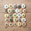 Yellow Door YD-9 Uppercase Alphabet Learning Pebbles for Kids, Kindergarten Grade to 3 Grade, 5" H, 3" L, 3" W view 2