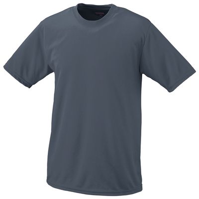 Augusta Sportswear Boys Wicking T-Shirt, Small, Graphite
