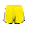 Augusta Sportswear Womens Junior Fit Pulse Team Short, Power Yellow/White/Black, Medium view 3
