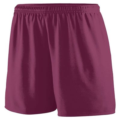 Augusta Sportswear Mens Training Short, Maroon, Medium