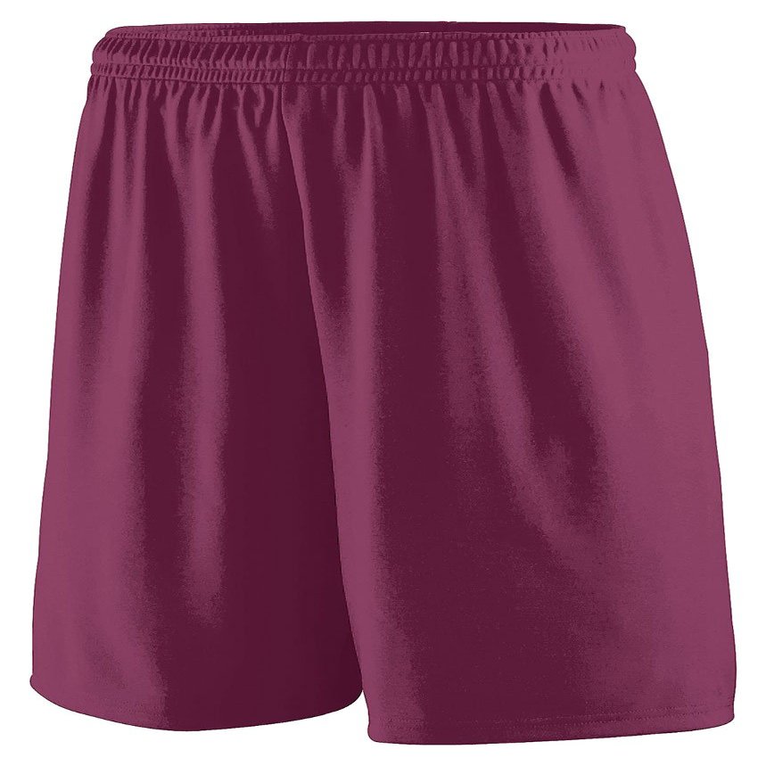Augusta Sportswear Mens Training Short, Maroon, Medium