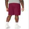 Augusta Sportswear Mens Training Short, Maroon, Medium view 2