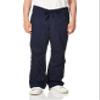KOI Men's Big James Elastic Scrub Pants with Zip Fly and Drawstring Waist, Navy, 3X-Large Tall view 1