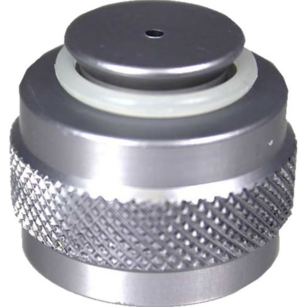 Paintball Tank Valve Thread Protector - Clear/Silver