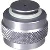 Paintball Tank Valve Thread Protector - Clear/Silver view 1