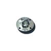 Nautos #91060-3/8" -Stainless Steel Round Base with Aluminum Under Deck Plate- Sailboat Hardware view 1